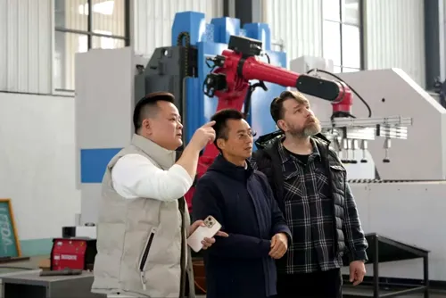 Russian Purchasing Delegation Visits STON for Intelligent Sheet Metal Processing Equipment