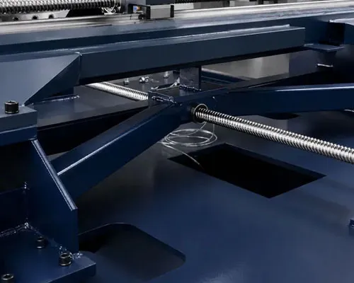 STON CNC Turret Punching Press catalog - patented double triangular crossbeam