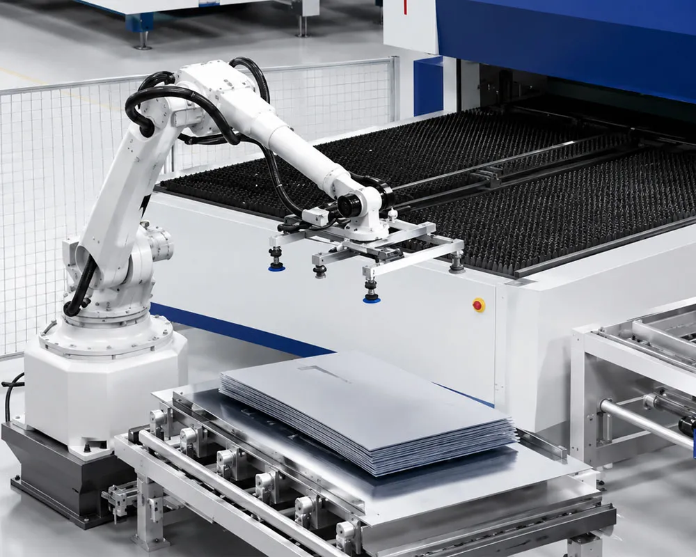 STON CNC sheet metal machinery catalog - robotic line integration - view 02