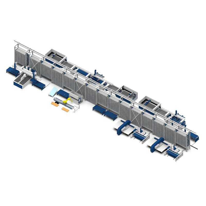 Línea de producción de doblado y punzonado ASRS - vista detallada 18