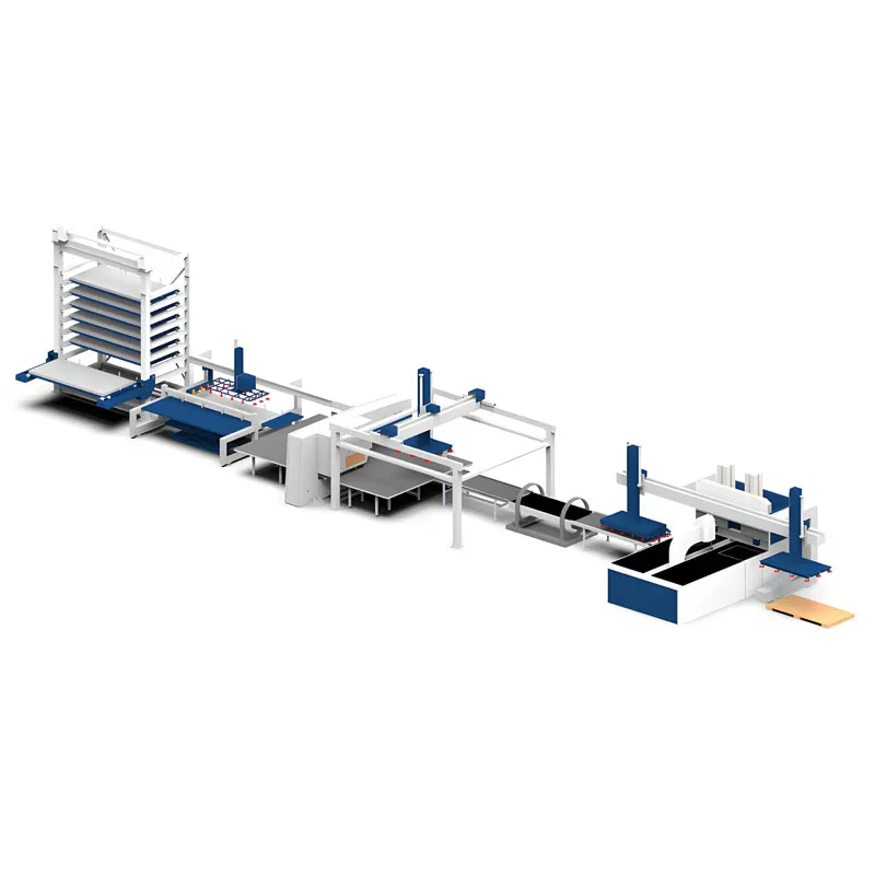 Línea de producción de doblado y punzonado ASRS - vista detallada 20