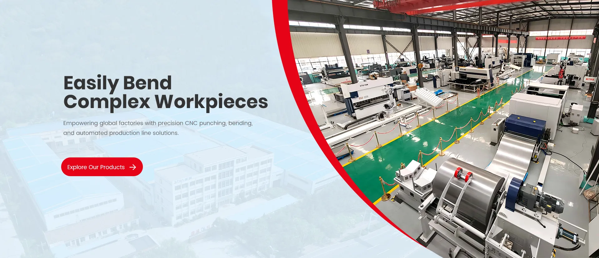STON CNC sheet metal fabrication equipment - hero banner - view 05