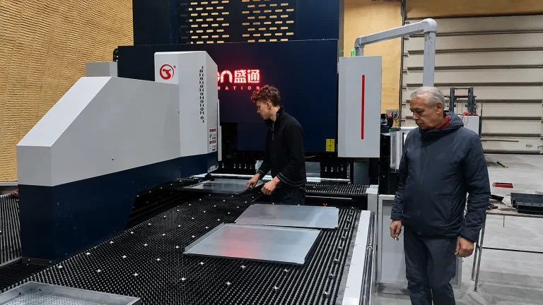 CNC Panel Bender and Turret Punching Solution for Door Manufacturing in Kazakhstan
