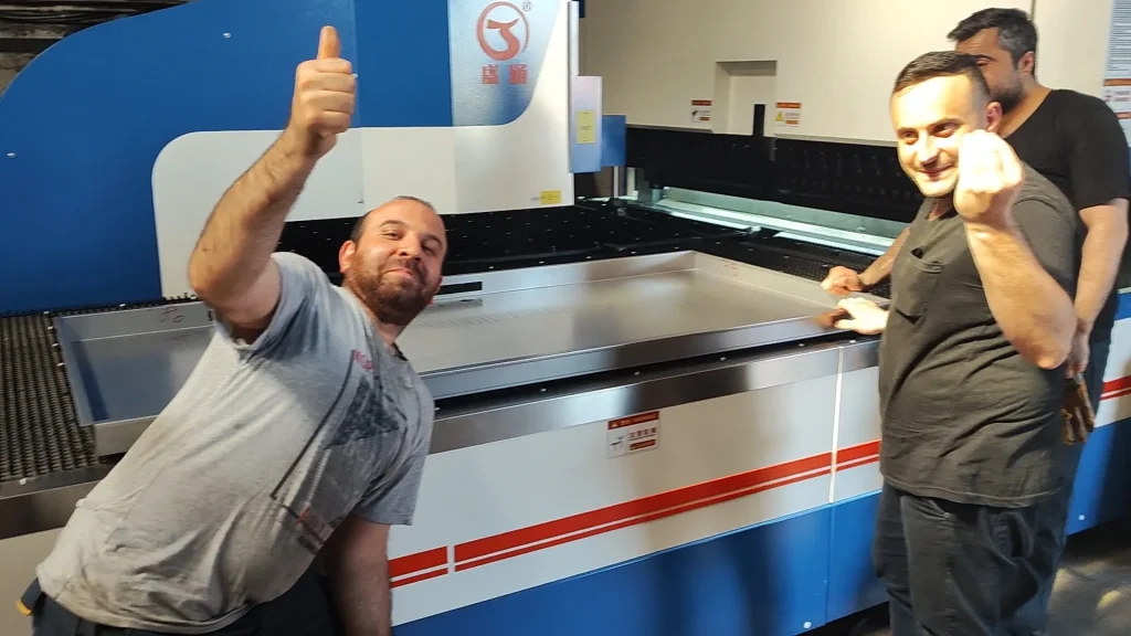 CNC Panel Bender and Press Brake for a Door Manufacturer in Turkey 3 CNC Panel Bender and Press Brake for a Door Manufacturer in Turkey